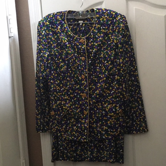 FINAL MARKDOWN ELEGANT imported skirt set - Picture 1 of 15